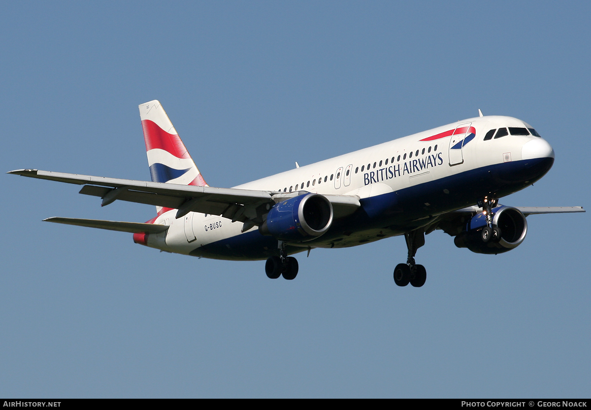 Aircraft Photo of G-BUSC | Airbus A320-111 | British Airways | AirHistory.net #79539