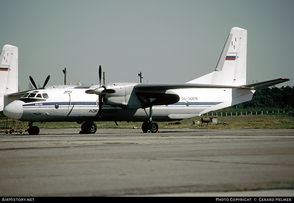 Aircraft Photo of RA-26618 | Antonov An-26 | Aeroflot | AirHistory.net #79558