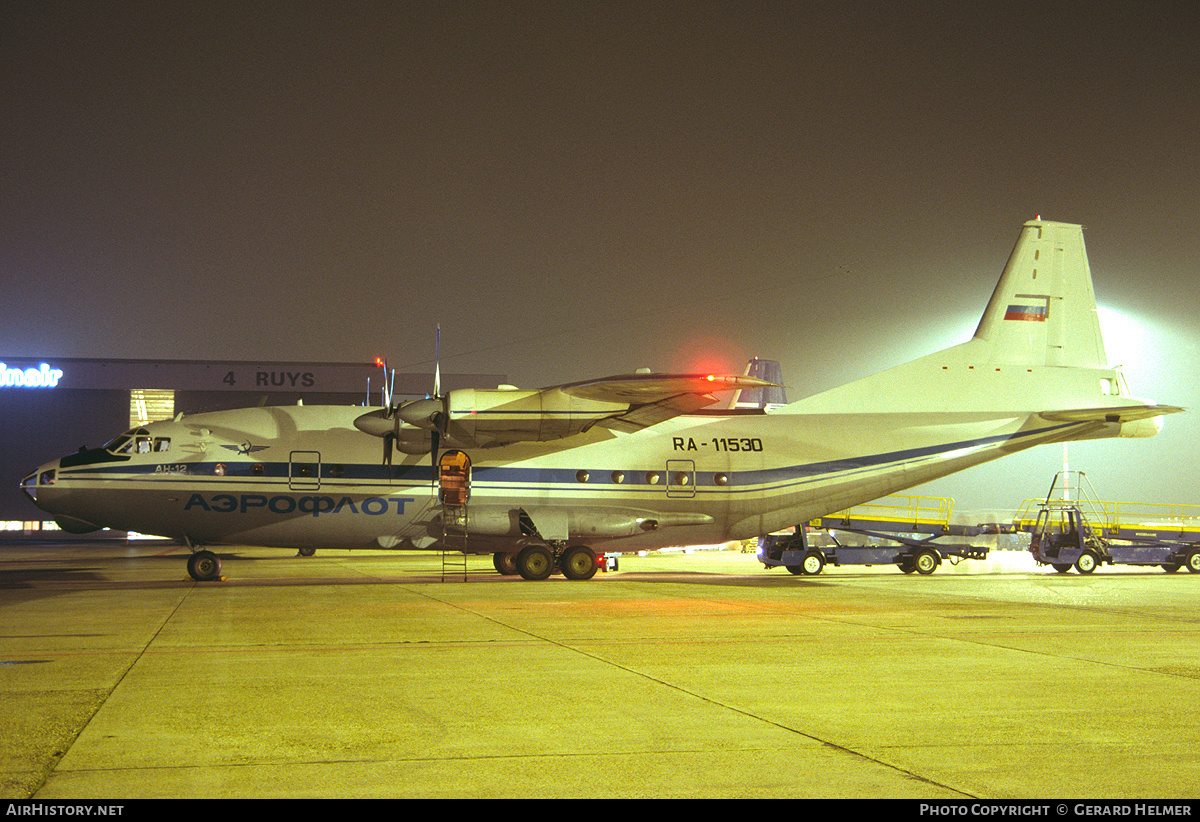 Aircraft Photo of RA-11530 | Antonov An-12BP | Aeroflot | AirHistory.net #79578
