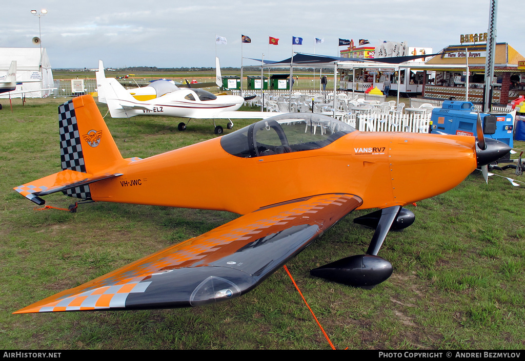 Aircraft Photo of VH-JWC | Van's RV-7 | AirHistory.net #79582