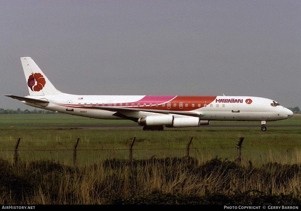 Aircraft Photo of N1807 | McDonnell Douglas DC-8-62CF | Hawaiian Airlines | AirHistory.net #79584