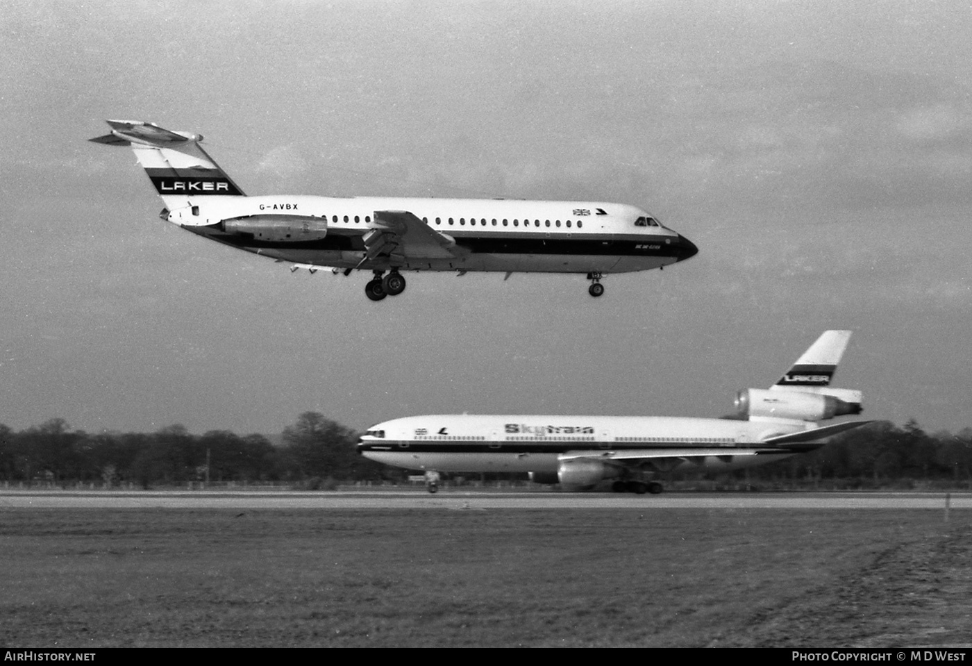 Aircraft Photo of G-AVBX | BAC 111-320AZ One-Eleven | Laker Airways | AirHistory.net #79609