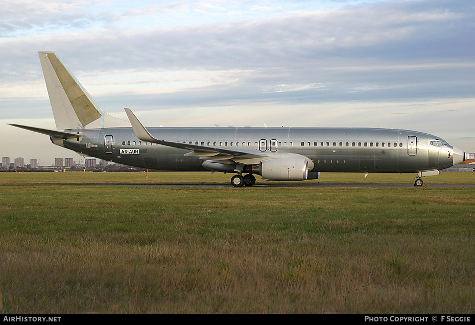 Aircraft Photo of A6-AUH | Boeing 737-8EX BBJ2 | AirHistory.net #79643