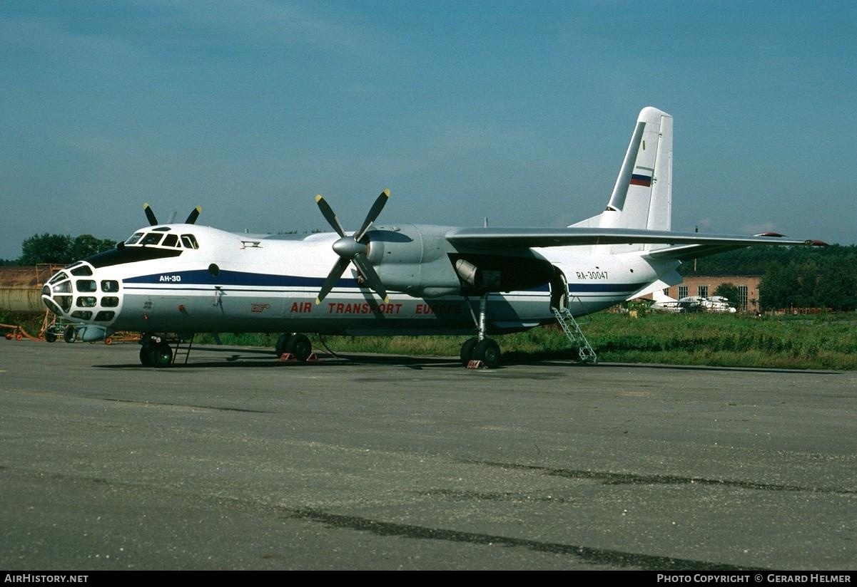 Aircraft Photo of RA-30047 | Antonov An-30 | Air Transport Europe | AirHistory.net #79647