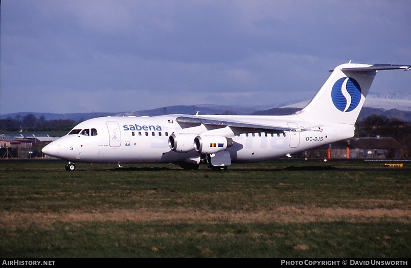 Aircraft Photo of OO-DJS | British Aerospace Avro 146-RJ85 | Sabena | AirHistory.net #79663