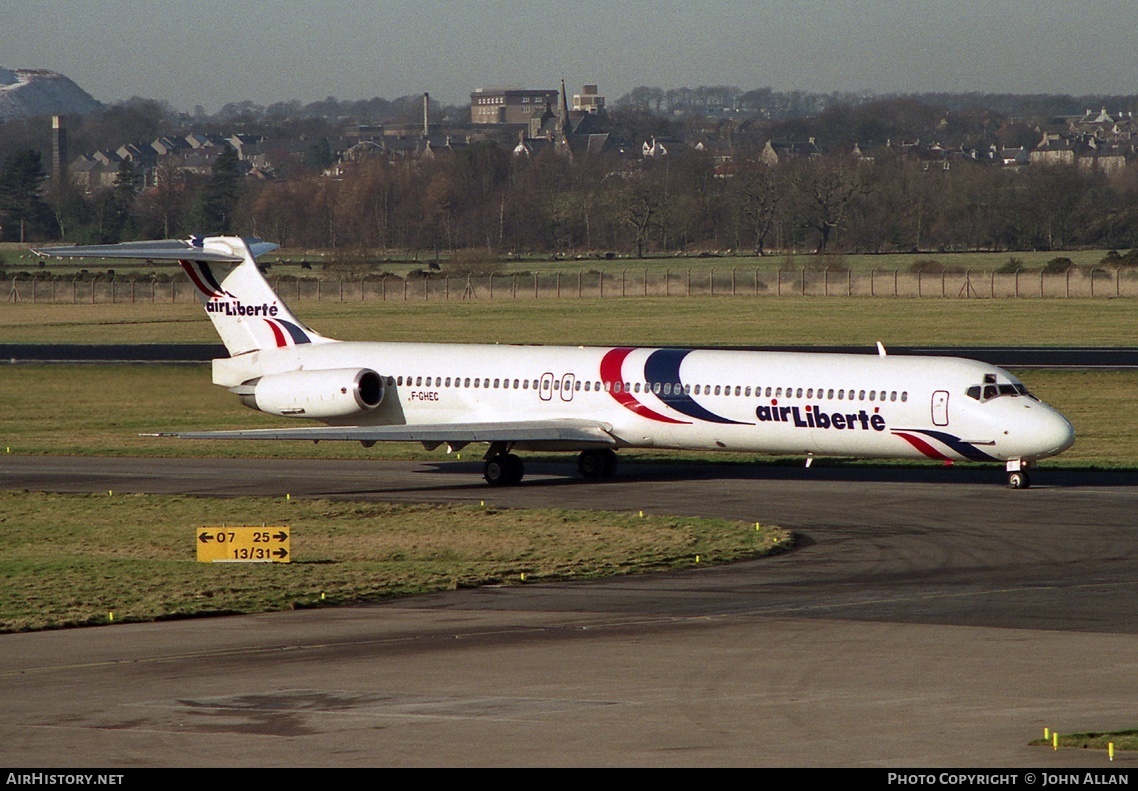 Aircraft Photo of F-GHEC | McDonnell Douglas MD-83 (DC-9-83) | Air Liberté | AirHistory.net #79668