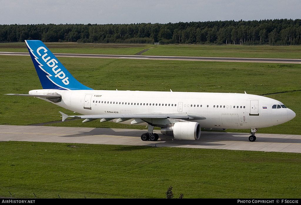 Aircraft Photo of F-OGYP | Airbus A310-324/ET | Sibir - Siberia Airlines | AirHistory.net #79671