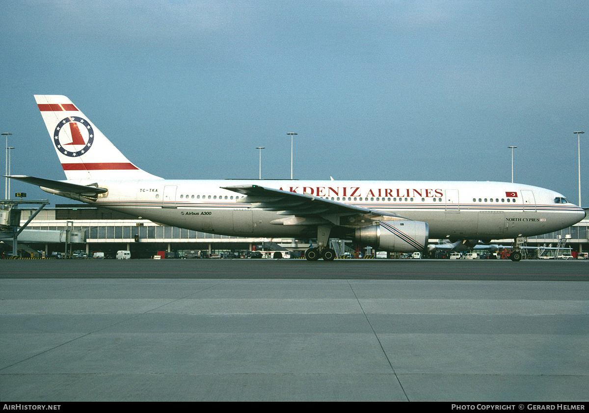 Aircraft Photo of TC-TKA | Airbus A300B4-103 | Akdeniz Airlines | AirHistory.net #79681