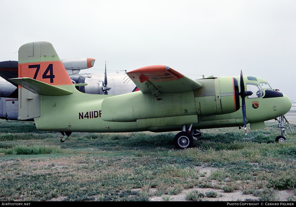 Aircraft Photo of N411DF | Grumman S-2A(AT) Tracker | California Department of Forestry - CDF | AirHistory.net #79701