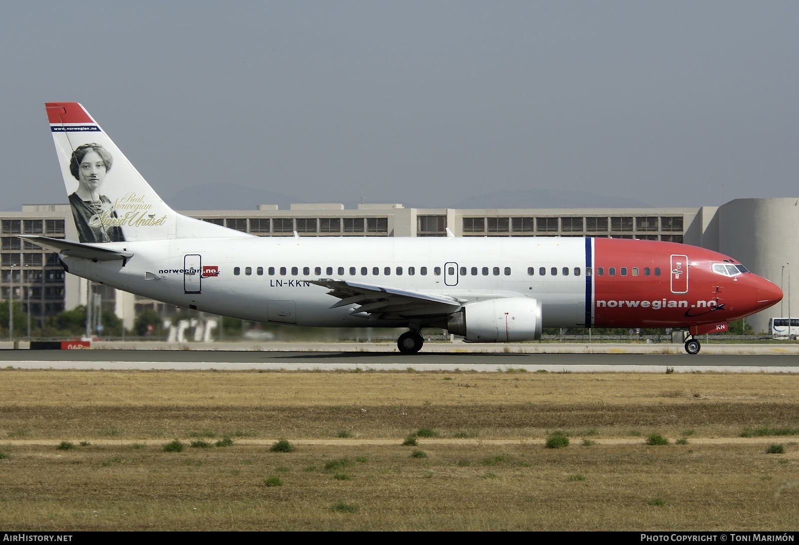 Aircraft Photo of LN-KKN | Boeing 737-3Y0 | Norwegian | AirHistory.net #79743