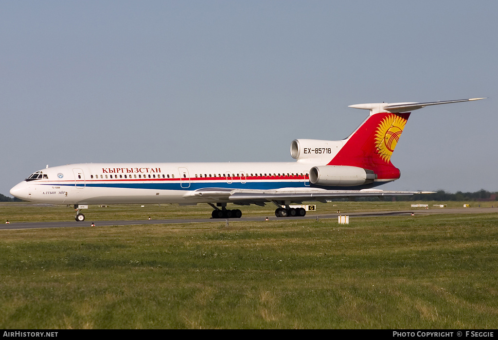 Aircraft Photo of EX-85718 | Tupolev Tu-154M | Kyrgyzstan Airlines | AirHistory.net #79796
