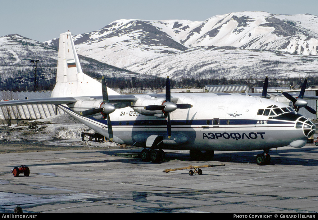 Aircraft Photo of RA-12991 | Antonov An-12B | Aeroflot | AirHistory.net #79815