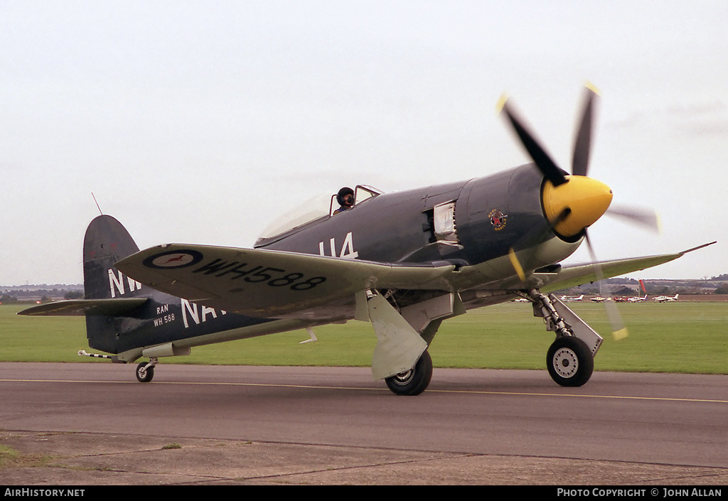 Aircraft Photo of G-EEMV / WH588 | Hawker Sea Fury FB11 | Australia - Navy | AirHistory.net #79845