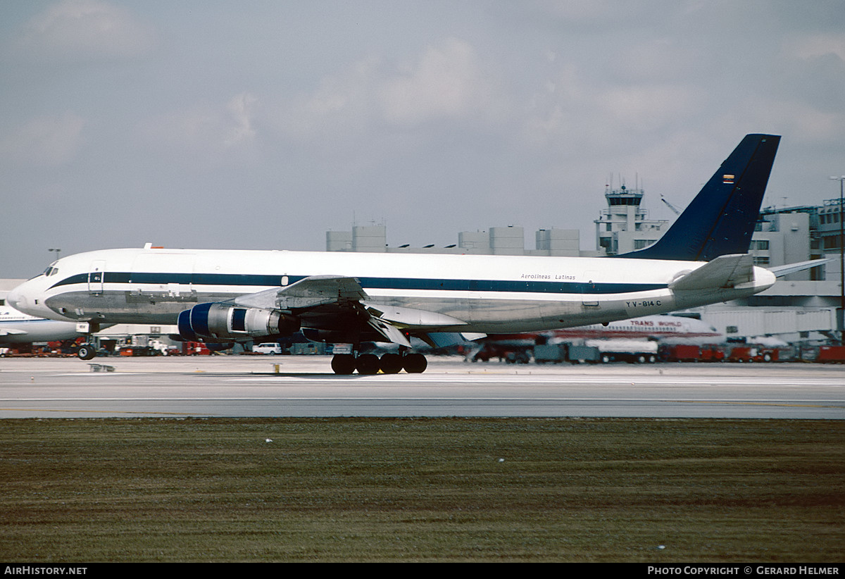 Aircraft Photo of YV-814C | Douglas DC-8-54(F) | Aerolíneas Latinas | AirHistory.net #79852