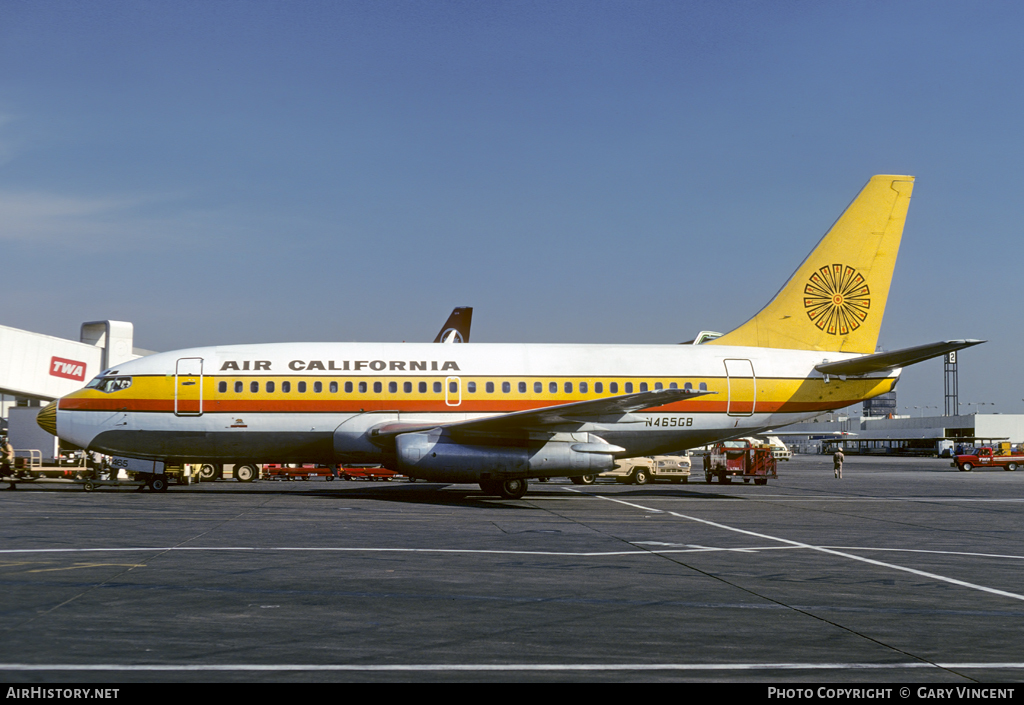 Aircraft Photo of N465GB | Boeing 737-293 | Air California | AirHistory.net #79853
