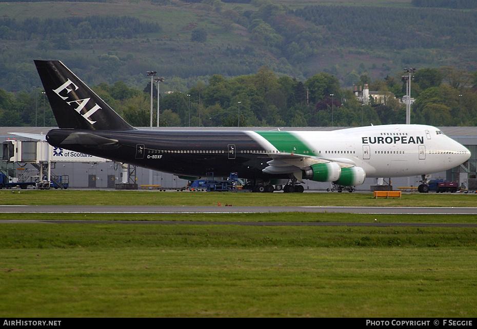 Aircraft Photo of G-BDXF | Boeing 747-236B | European Aircharter - EAL/EAC | AirHistory.net #79854