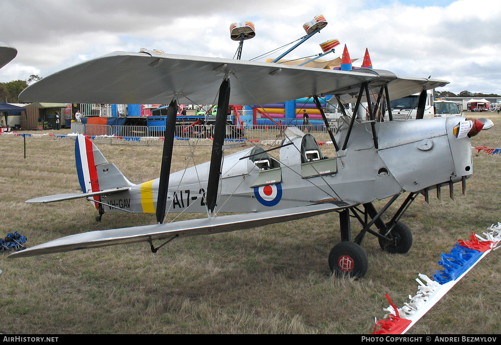 Aircraft Photo of VH-GAV / A17-25 | De Havilland D.H. 82A Tiger Moth | Australia - Air Force | AirHistory.net #79860
