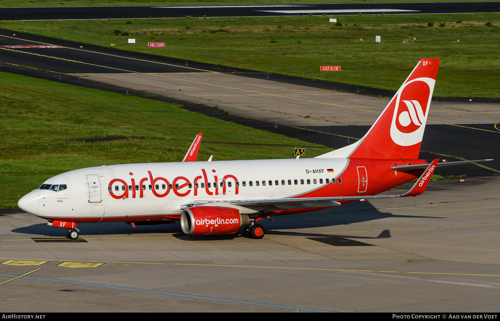 Aircraft Photo of D-AHXF | Boeing 737-7K5 | Air Berlin | AirHistory.net #79879