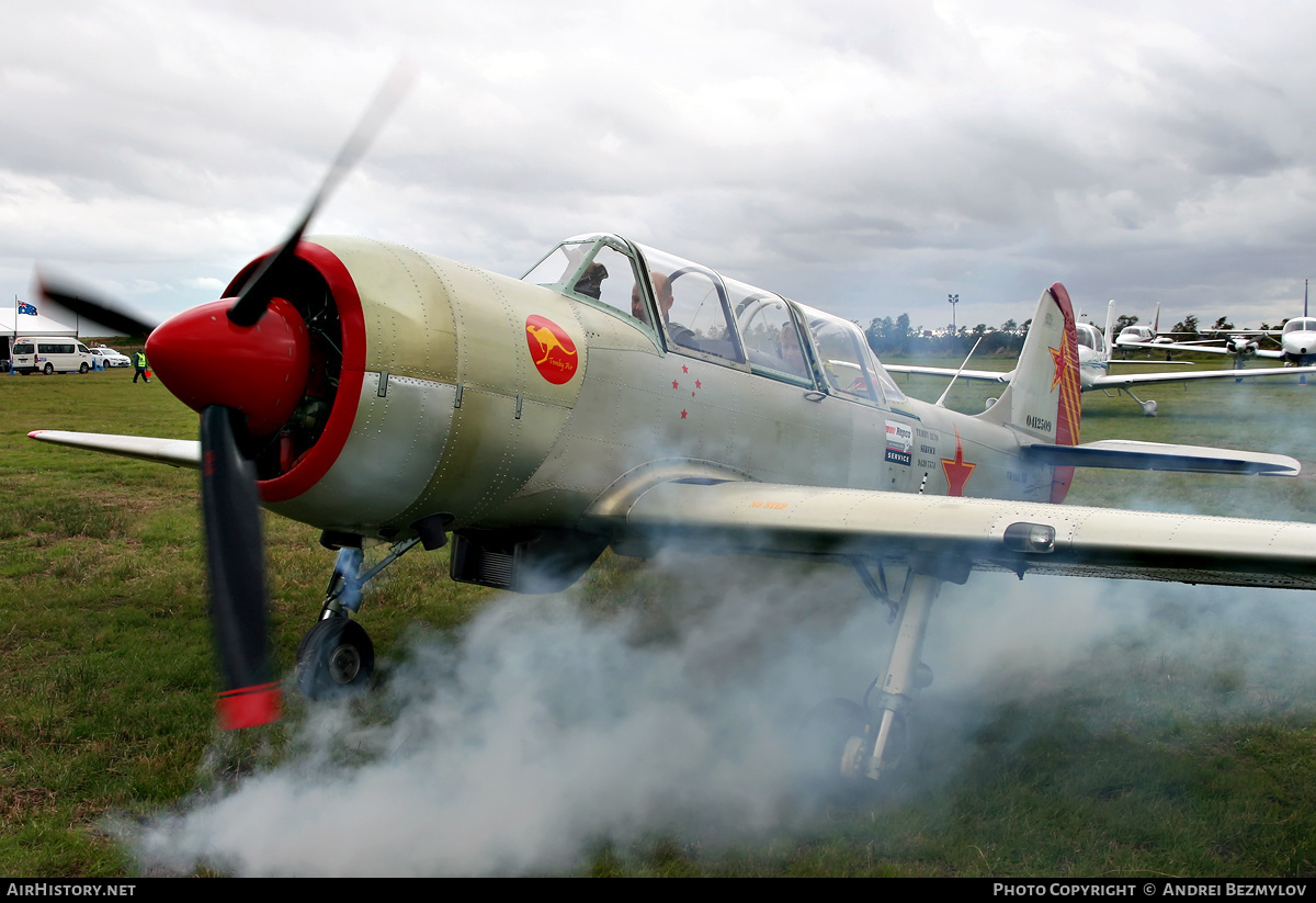 Aircraft Photo of VH-YKK | Yakovlev Yak-52TW | Soviet Union - Air Force | AirHistory.net #79906