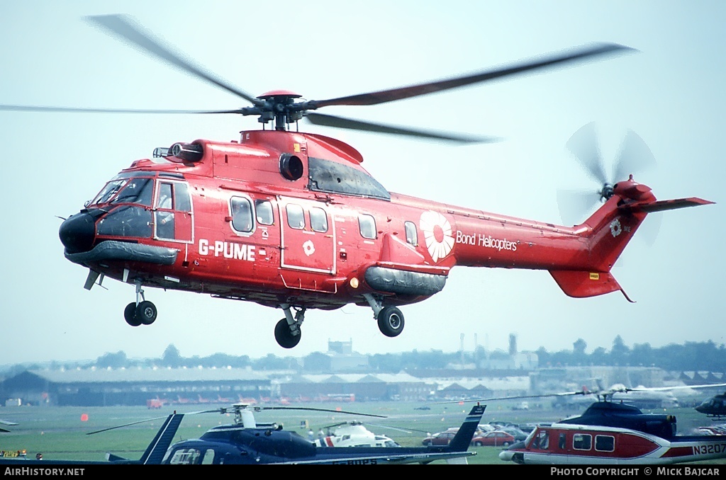 Aircraft Photo of G-PUME | Aerospatiale AS-332L1 Super Puma | Bond Helicopters | AirHistory.net #79908