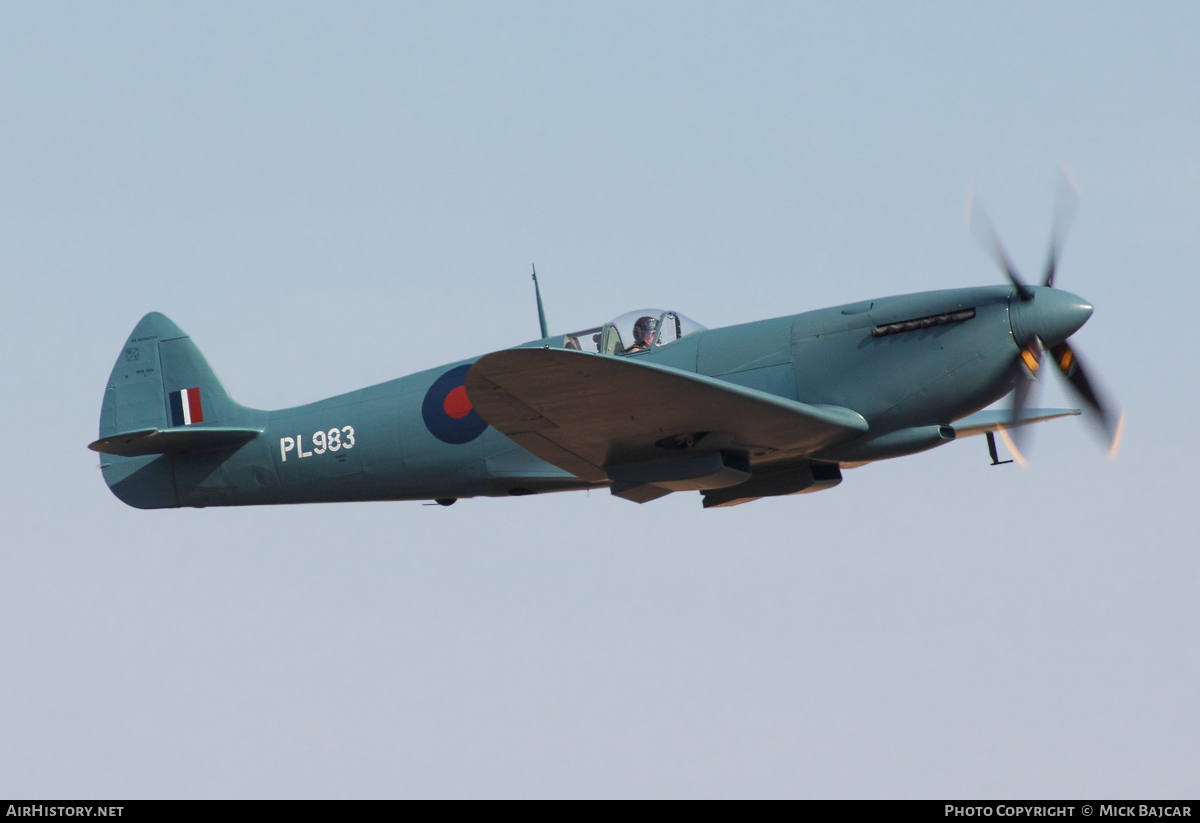 Aircraft Photo of G-PRXI / PL983 | Supermarine 365 Spitfire PR11 | UK - Air Force | AirHistory.net #79917