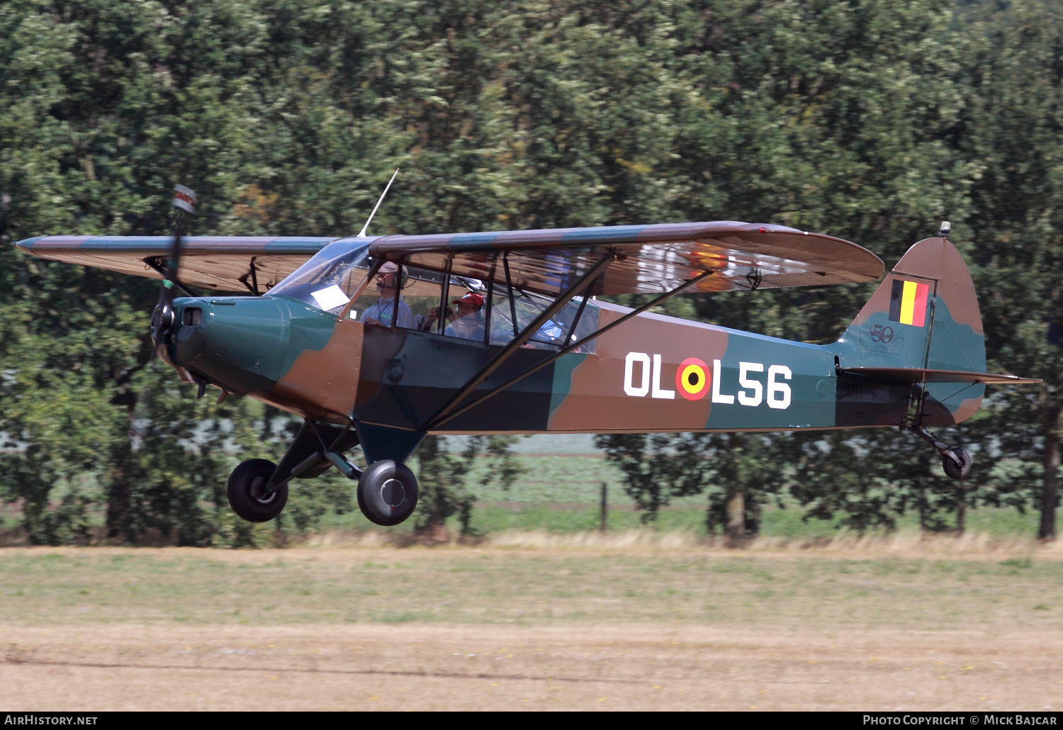 Aircraft Photo of OO-HBQ / OL-L56 | Piper L-18C Super Cub | Belgium - Army | AirHistory.net #79924