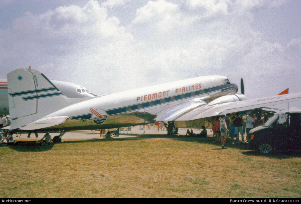Aircraft Photo of N44V | Douglas DC-3(C) | Piedmont Airlines | AirHistory.net #79926