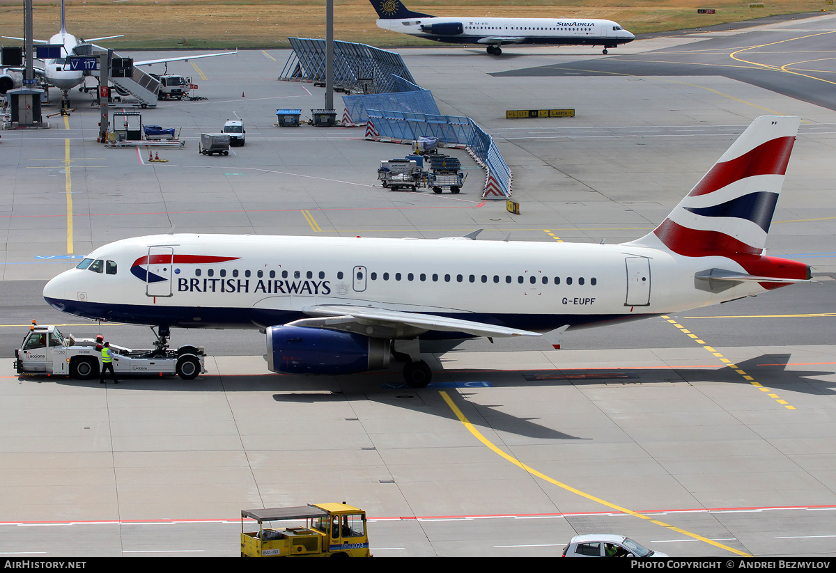 Aircraft Photo of G-EUPF | Airbus A319-131 | British Airways | AirHistory.net #79940