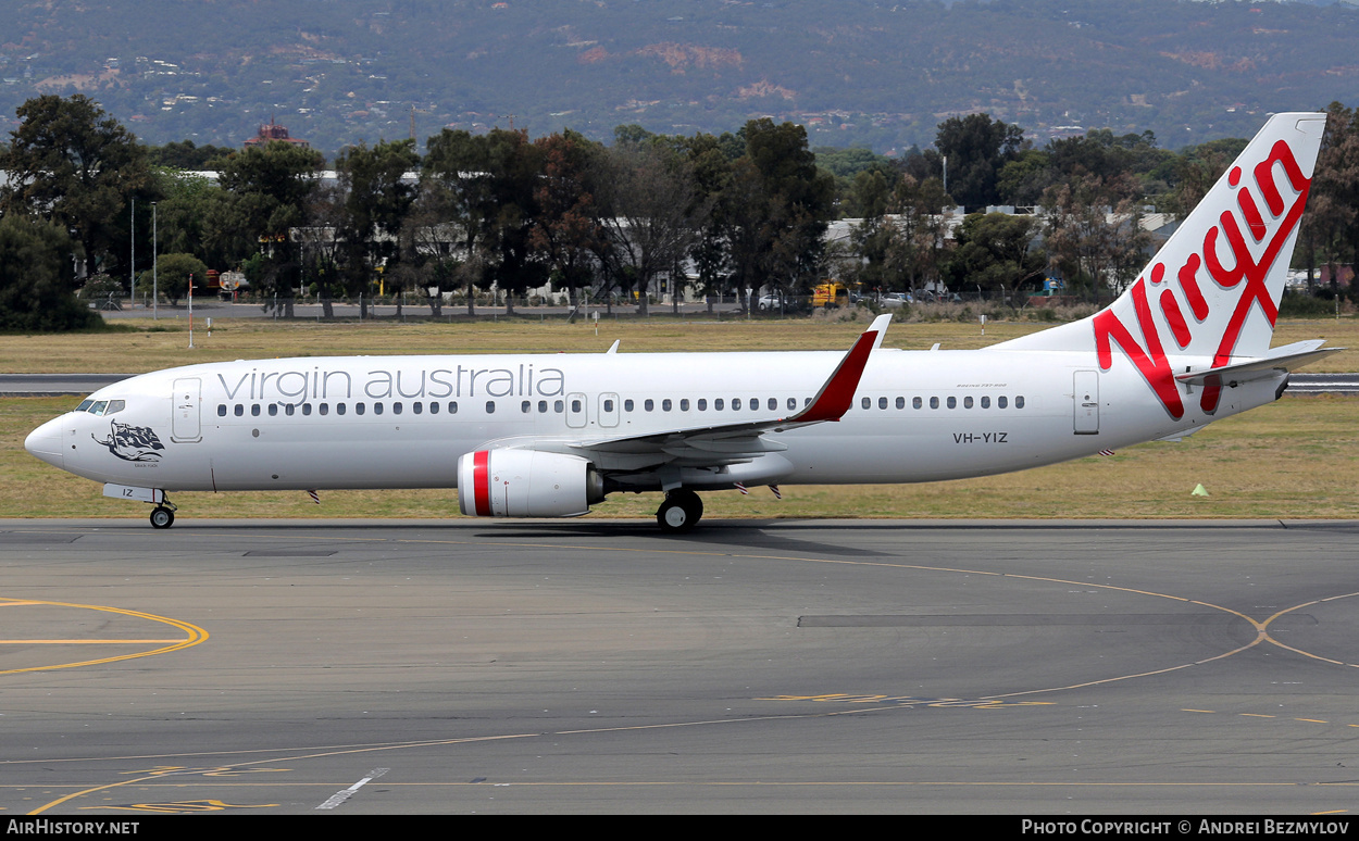 Aircraft Photo of VH-YIZ | Boeing 737-8FE | Virgin Australia Airlines | AirHistory.net #79946