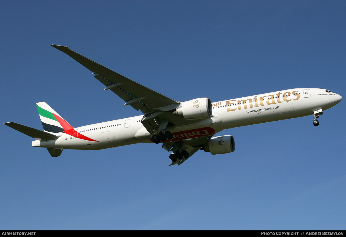 Aircraft Photo of A6-ECO | Boeing 777-36N/ER | Emirates | AirHistory.net #79949
