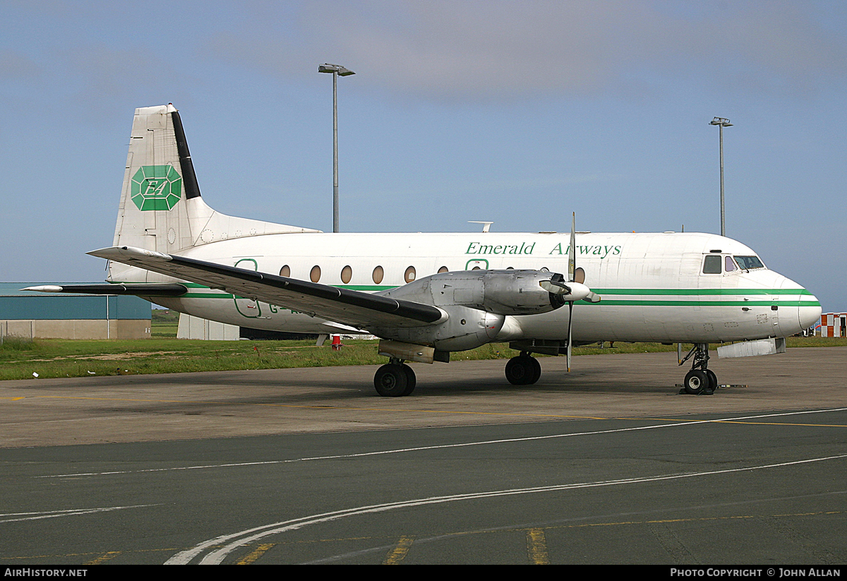 Aircraft Photo of G-ATMJ | Hawker Siddeley HS-748 Srs2A/225 | Emerald Airways | AirHistory.net #79979