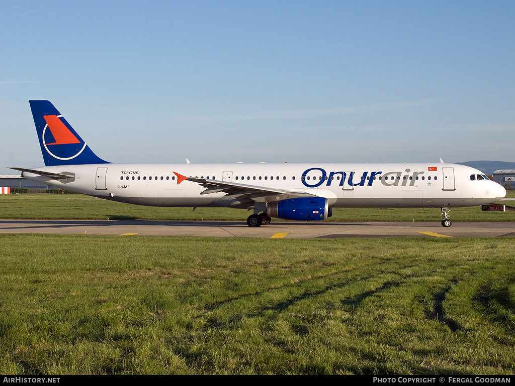 Aircraft Photo of TC-ONS | Airbus A321-131 | Onur Air | AirHistory.net #79998