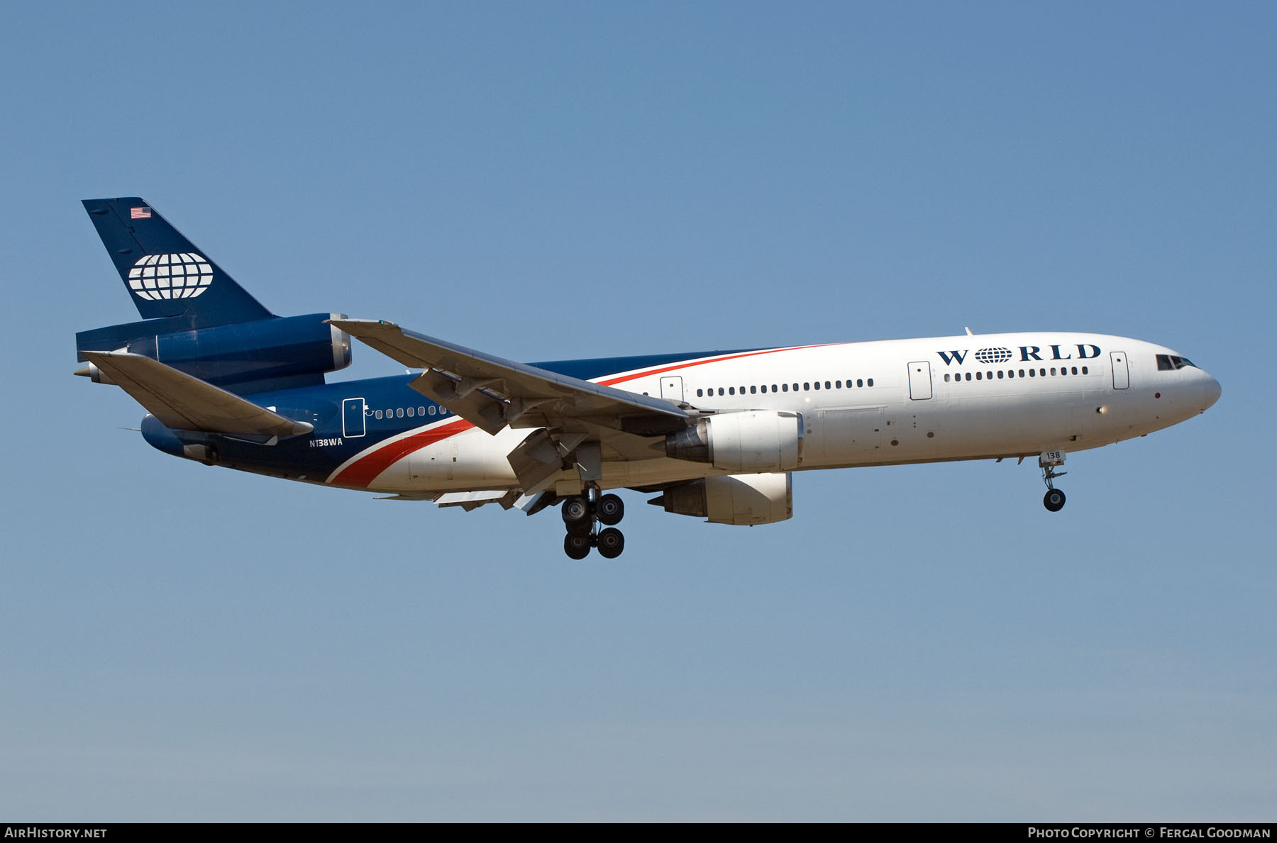 Aircraft Photo of N138WA | McDonnell Douglas DC-10-30 | World Airways | AirHistory.net #80003