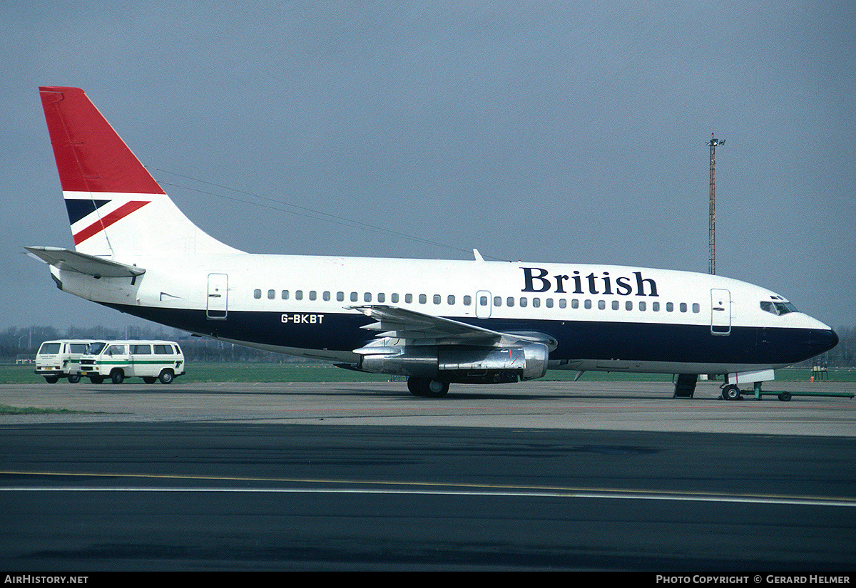 Aircraft Photo of G-BKBT | Boeing 737-2K2C/Adv | British Airways | AirHistory.net #80030