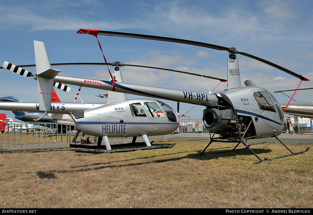 Aircraft Photo of VH-HPL | Robinson R-22 Beta II | Heliflite | AirHistory.net #80056