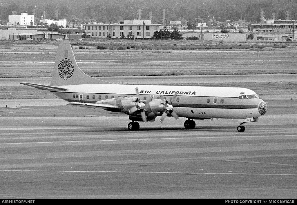 Aircraft Photo of N125AC | Lockheed L-188A Electra | Air California | AirHistory.net #80060