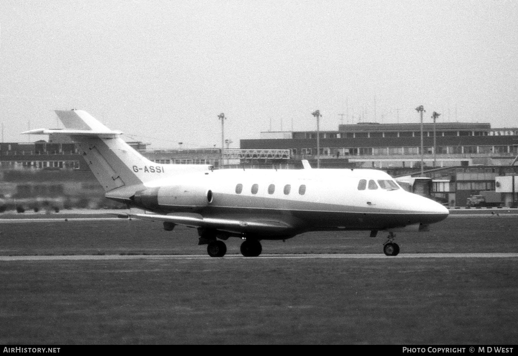 Aircraft Photo of G-ASSI | Hawker Siddeley HS-125-1B | AirHistory.net #80074