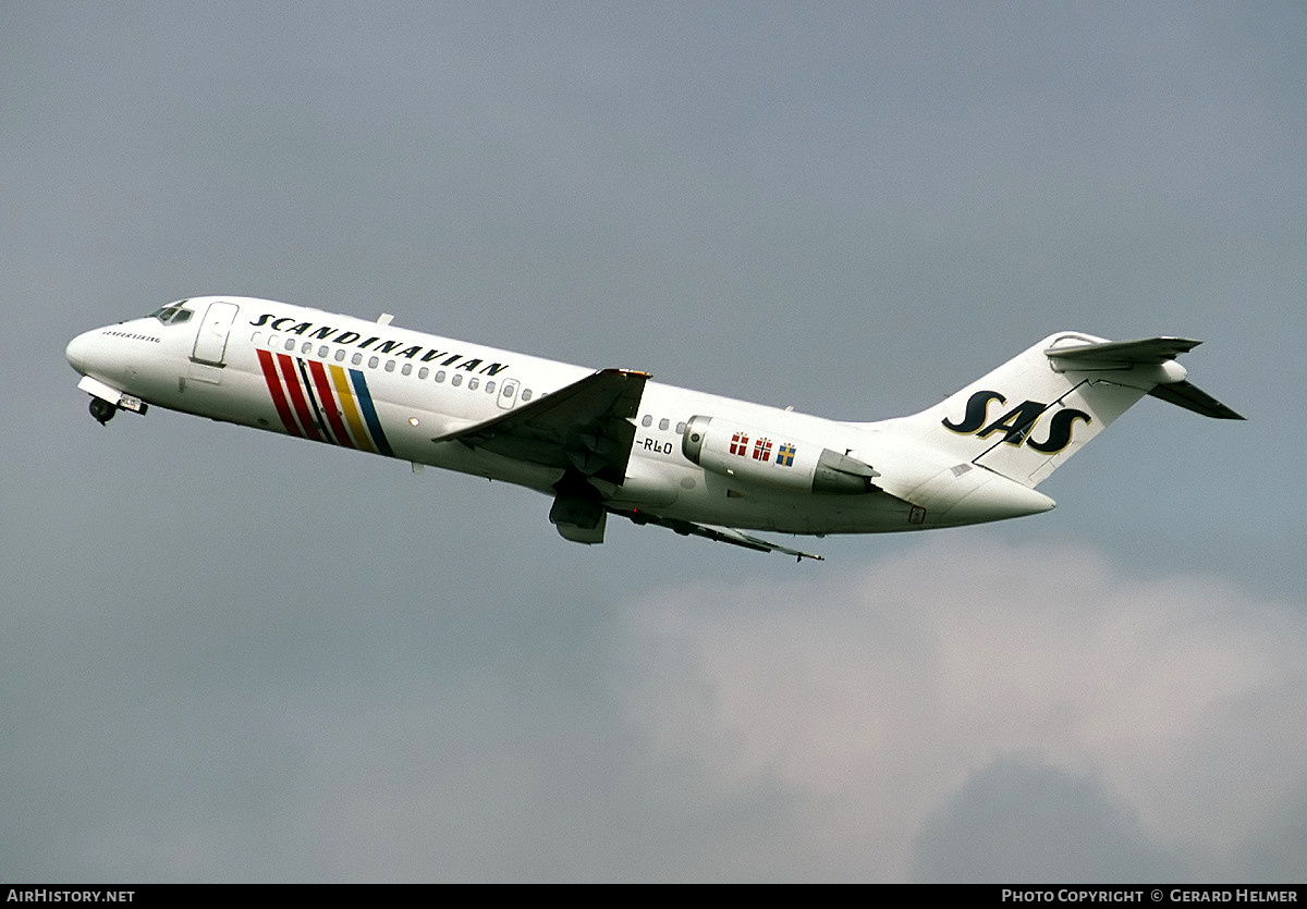 Aircraft Photo of LN-RLO | McDonnell Douglas DC-9-21 | Scandinavian Airlines - SAS | AirHistory.net #80078