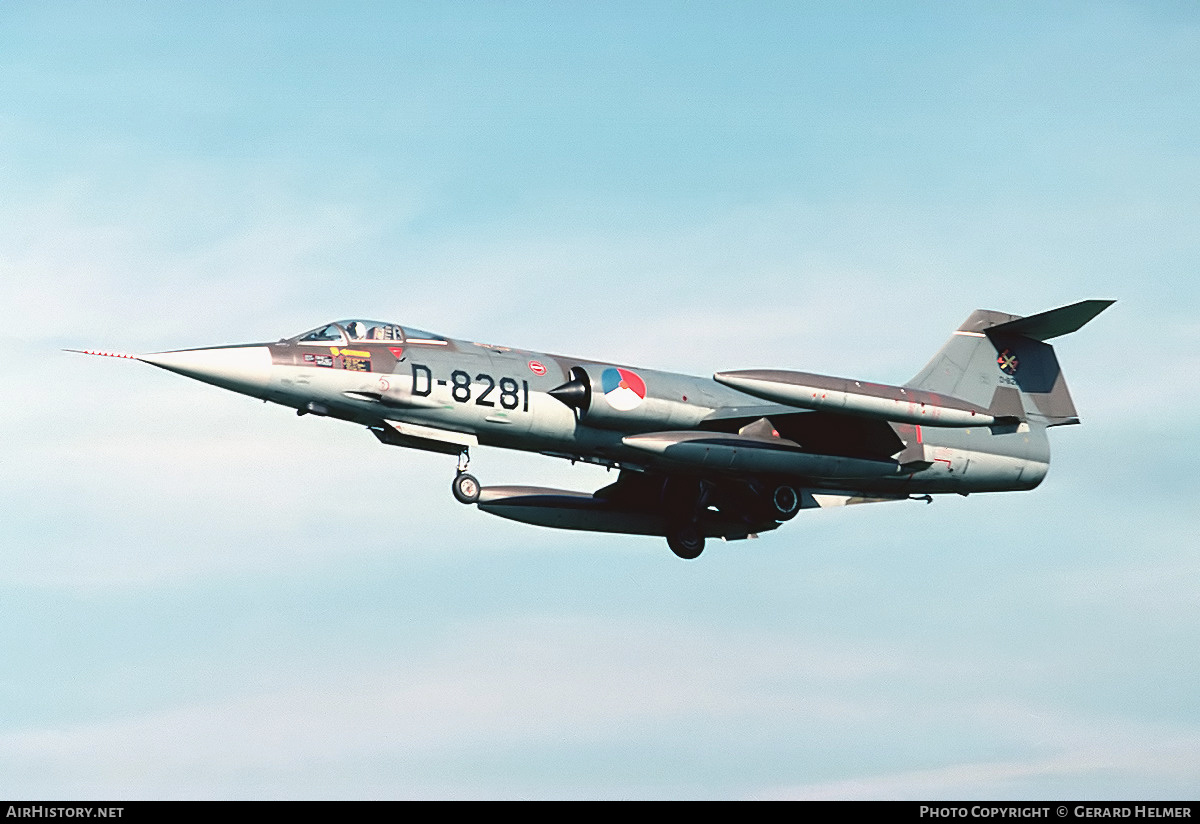 Aircraft Photo of D-8281 | Lockheed F-104G Starfighter | Netherlands - Air Force | AirHistory.net #80094