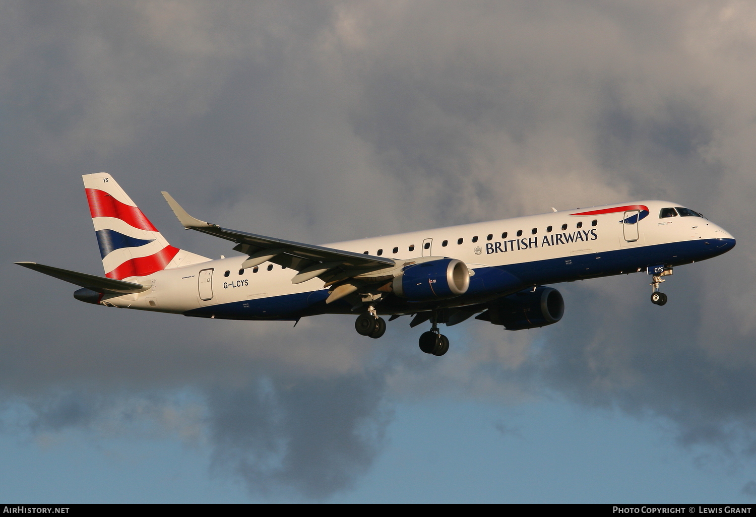 Aircraft Photo of G-LCYS | Embraer 190SR (ERJ-190-100SR) | British Airways | AirHistory.net #80099