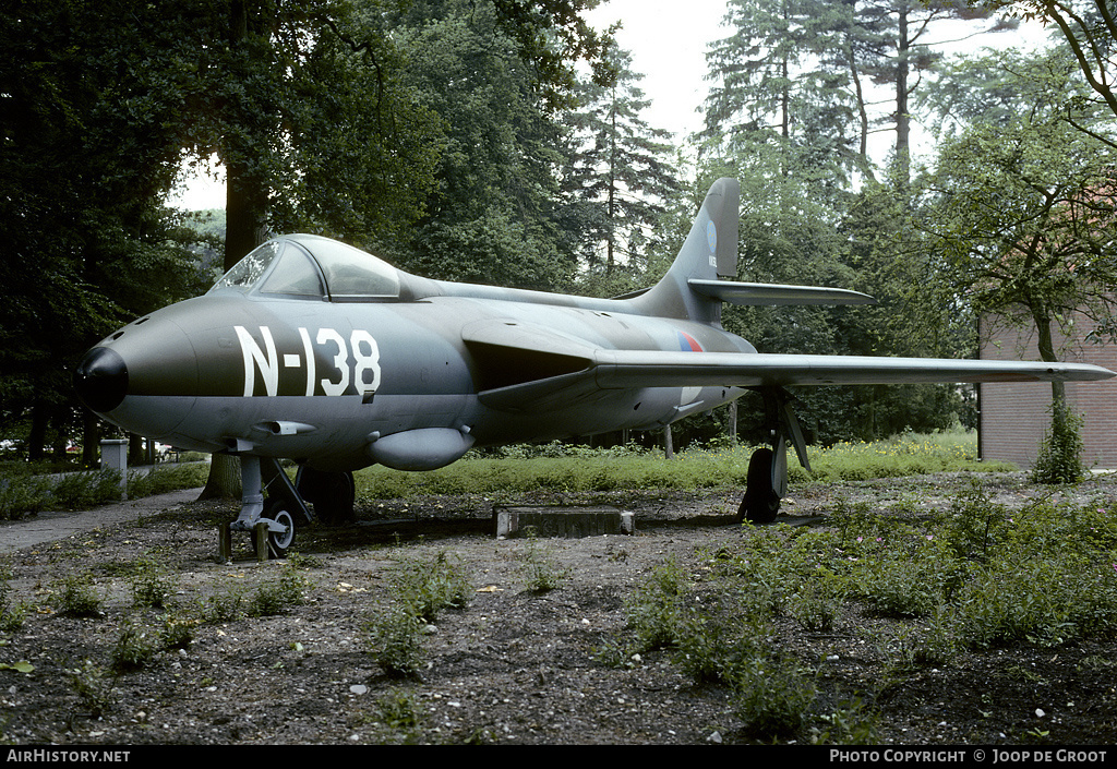Aircraft Photo of N-138 | Hawker Hunter F4 | Netherlands - Air Force | AirHistory.net #80107