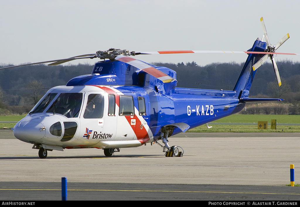 Aircraft Photo of G-KAZB | Sikorsky S-76C++ | Bristow Helicopters | AirHistory.net #80115