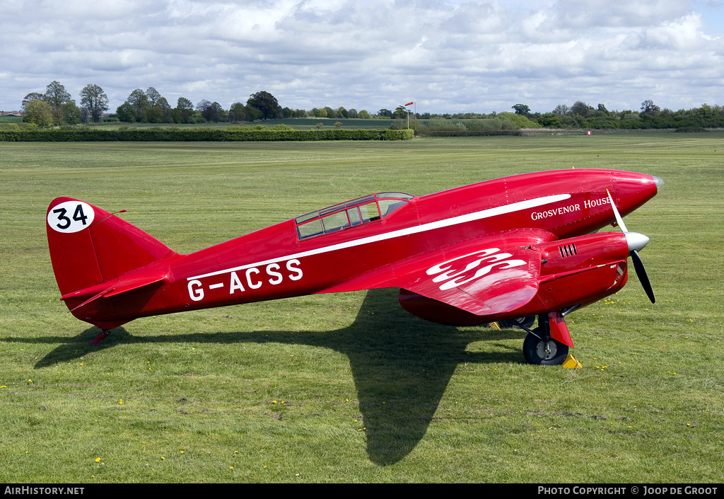 Aircraft Photo of G-ACSS | De Havilland D.H. 88 Comet | AirHistory.net #80117