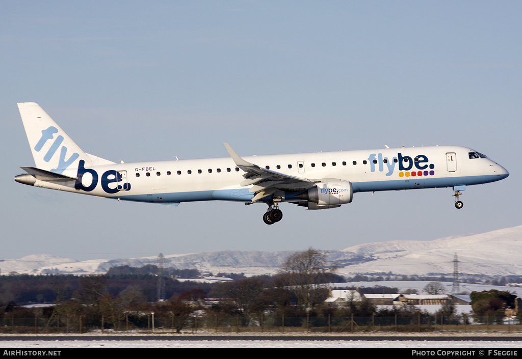 Aircraft Photo of G-FBEL | Embraer 195LR (ERJ-190-200LR) | Flybe | AirHistory.net #80119