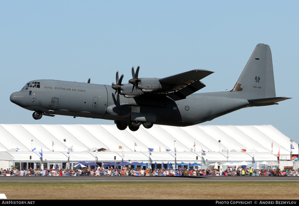 Aircraft Photo of A97-468 | Lockheed Martin C-130J-30 Hercules | Australia - Air Force | AirHistory.net #80131