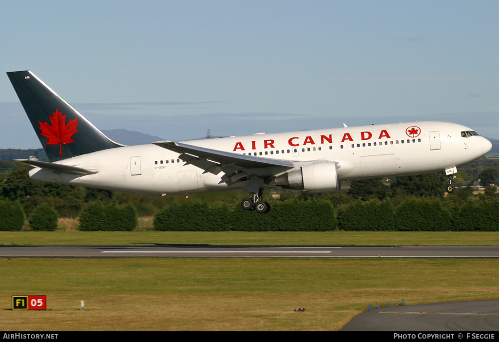Aircraft Photo of C-GDSY | Boeing 767-233/ER | Air Canada | AirHistory.net #80132