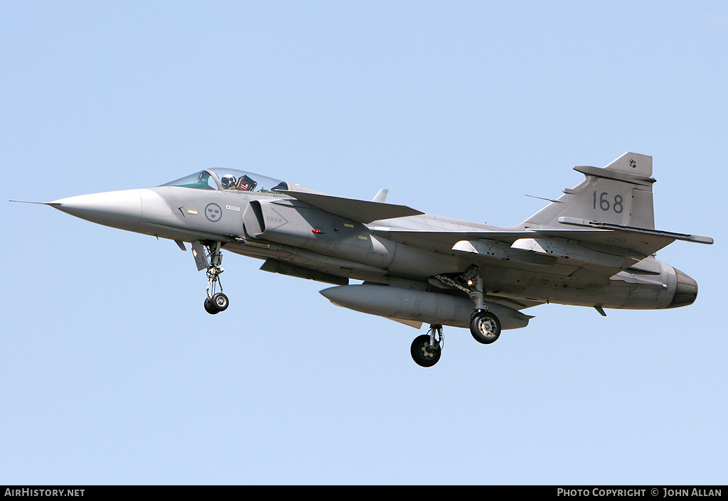 Aircraft Photo of 39168 | Saab JAS 39A Gripen | Sweden - Air Force | AirHistory.net #80139