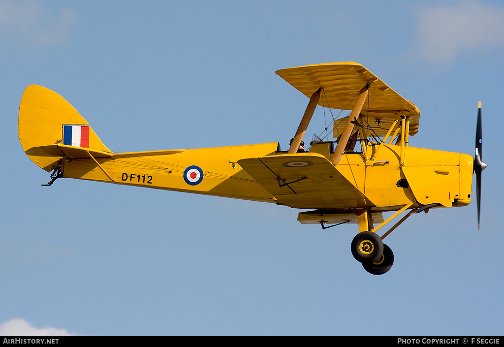 Aircraft Photo of G-ANRM / DF112 | De Havilland D.H. 82A Tiger Moth II | UK - Air Force | AirHistory.net #80149