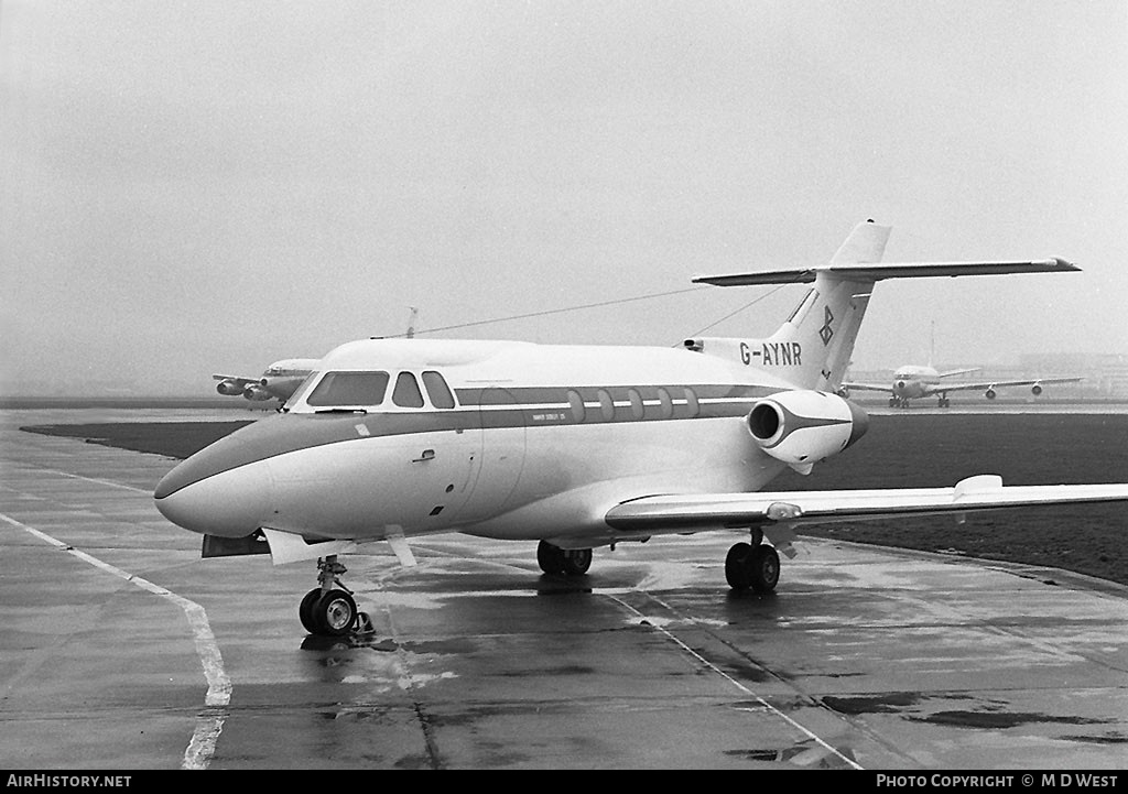 Aircraft Photo of G-AYNR | Hawker Siddeley HS-125-400B | De Beers | AirHistory.net #80155