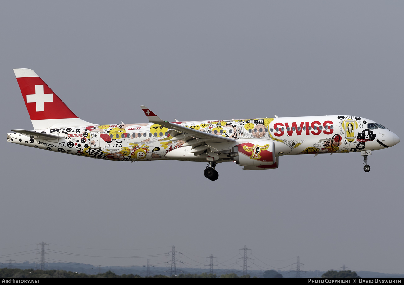 Aircraft Photo of HB-JCA | Bombardier CSeries CS300 (BD-500-1A11) | Swiss International Air Lines | AirHistory.net #80166